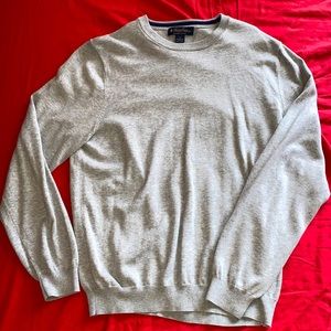 Brooks Brother US L Premium Cotton crewneck SILVER